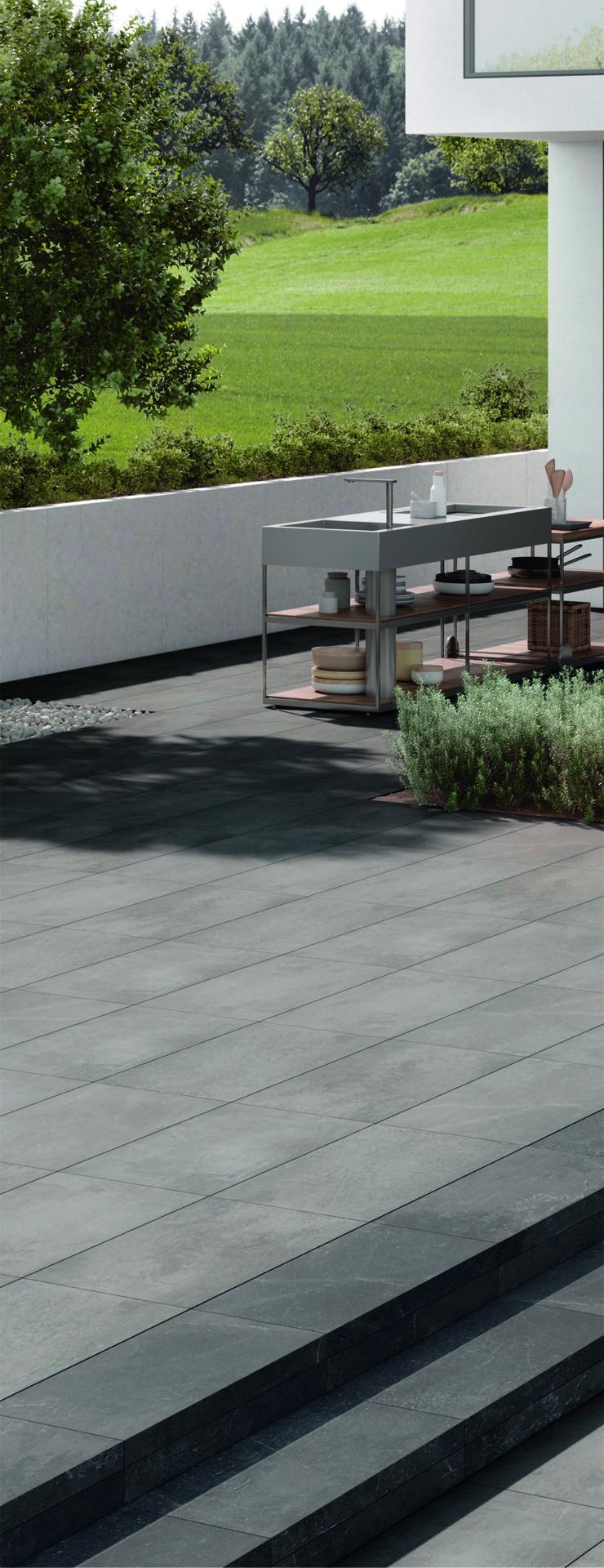 Keramikterrasse